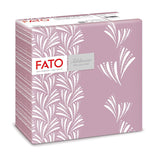 Fato - Serviettes en papier sec, airlaid, effet textile, paquet de 50 serviettes, 40X40 pliées en format 4, Tropicana Decor