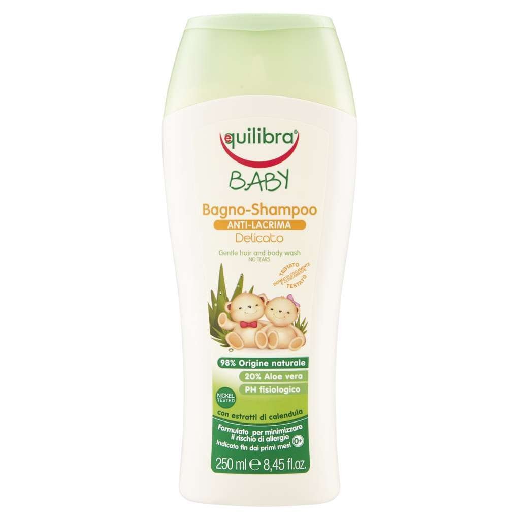 Equilibra Baby Bagno Shampoing 250 M Enfants - Bain et Soin Naty Shop