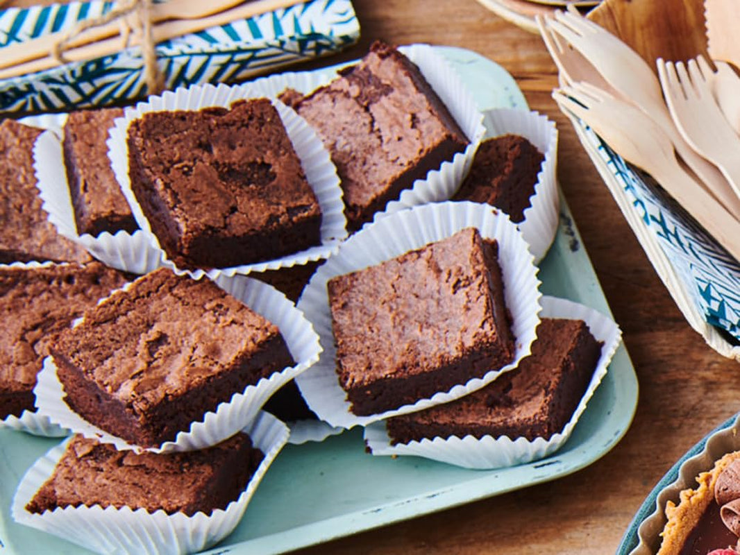 Mix Für Fudge Brownie : Einfach Zu Berübenender, Extrem Fudgy Brownie Mit Richem Schokoladengeschmack, Halal. 500 G. Mélange pour la pâtisserie et la cuisine Naty Shop
