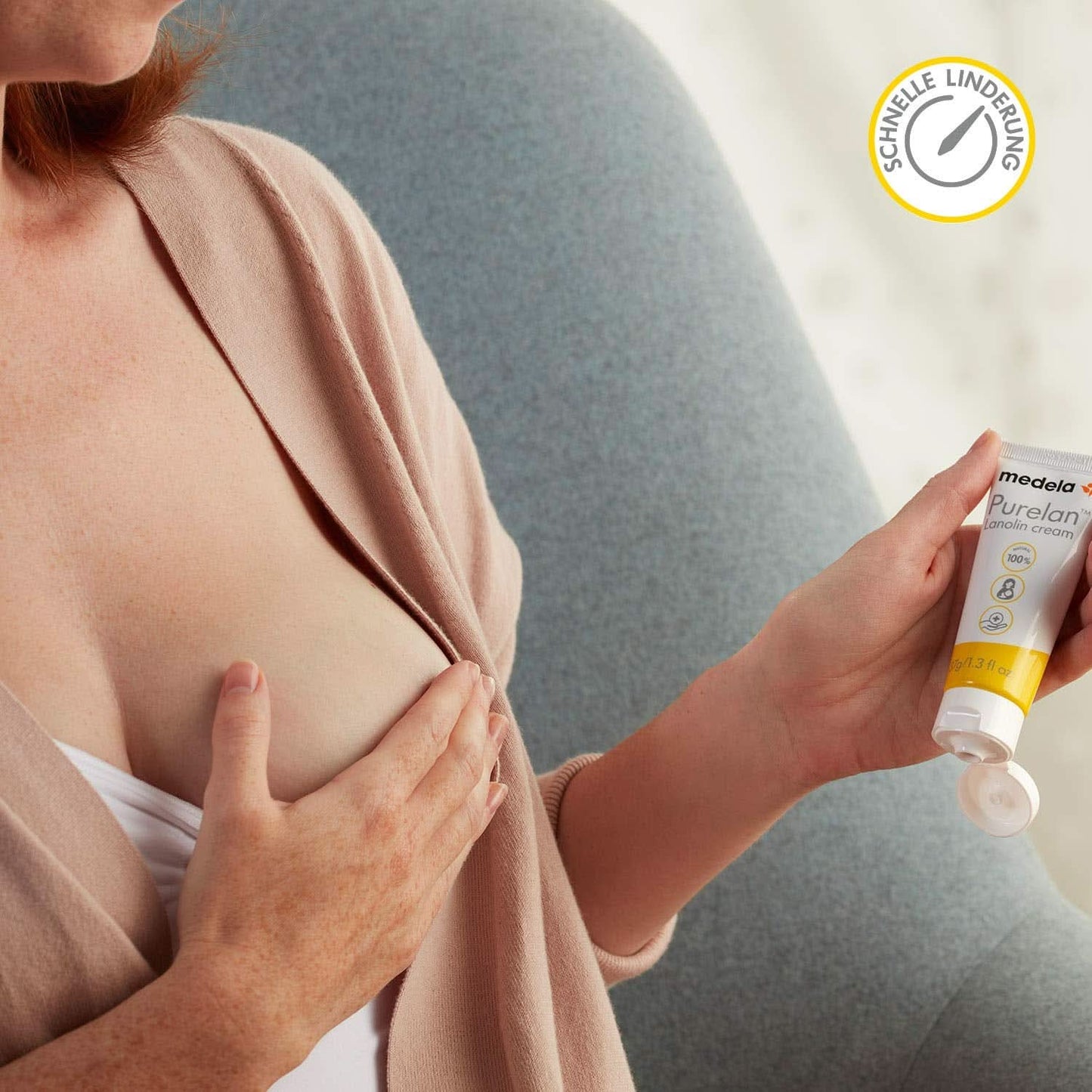 Medela Purelan 37 G Lanolincreme – Schnelle Hilfe Bei Beanspruchten Brustwarzen Und Trockener Haut – 100 % Naturel, Hypoallergénique, Dermatologique Getestet Und Frei Von Duftstoffen Accessoires Alimentation et Allaitement Bebe Naty Shop