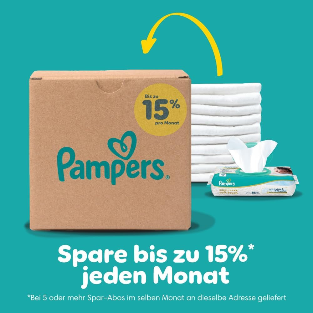Couches Pampers Baby-Dry Puppy Patrol Edition, taille 5, 186 couches, 11 kg - 16 kg, protection contre les fuites jusqu'à 100 % et confort toute la nuit