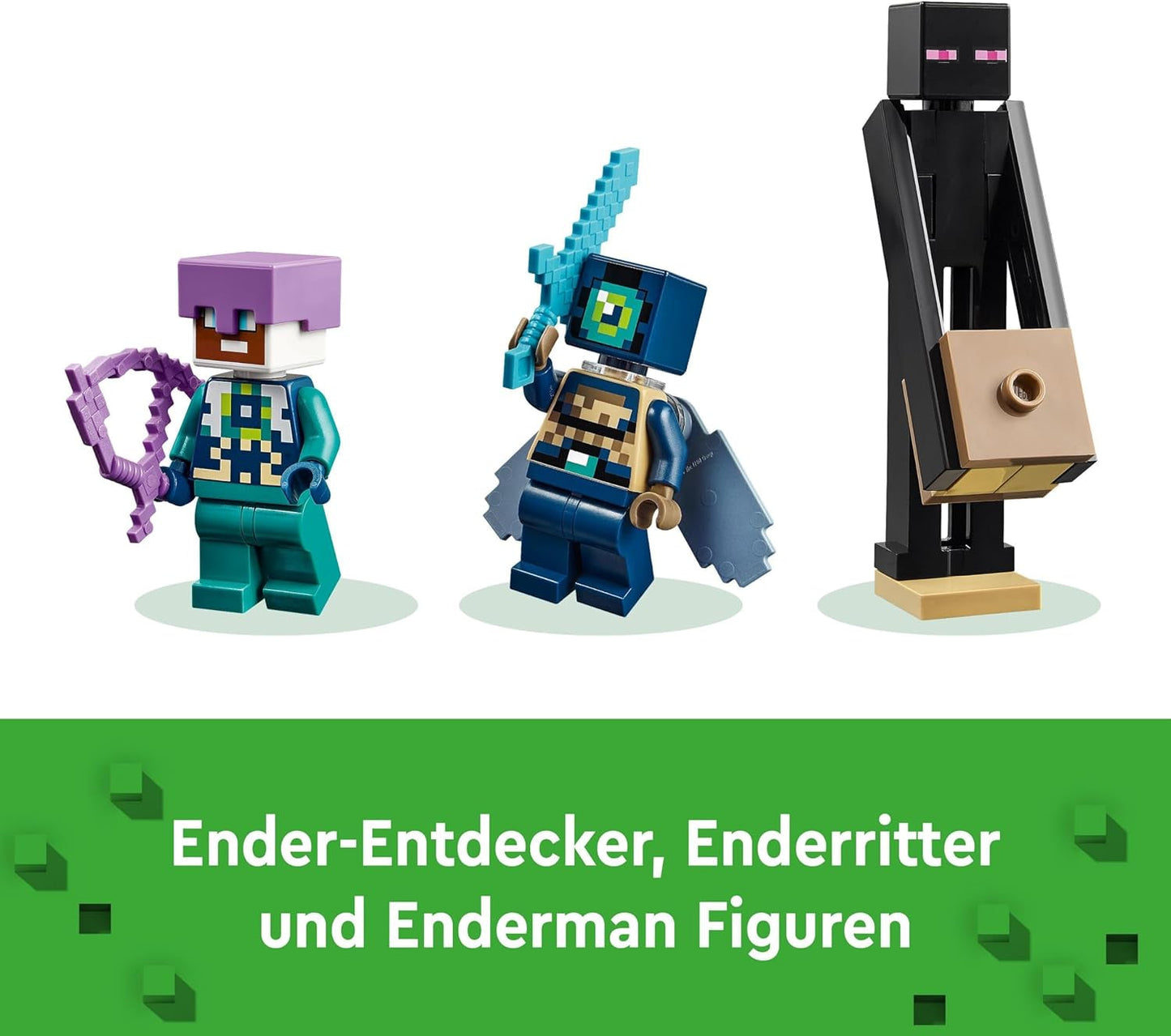 LEGO Minecraft The End Dragon et The End Ship Ensemble de jeu d'action et de découverte Jeu vidéo Ensemble d'aventure Cadeau pour garçons et filles de 8 ans 21264 Ensembles de construction Beuche den LEGO-Store