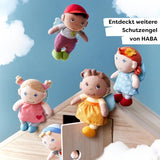 HABA Ange Gardien Holly - Poupée en tissu doux (15 cm), cadeau de bienvenue parfait pour les bébés et les jeunes enfants - Lavable à 30 °C - 2011871001