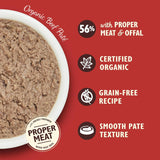 Lily's Kitchen Nourriture humide pour chat adulte avec ingrédients naturels, paquet multi-plateaux, biologique, sans grains, 4 x (8 x 85 g)