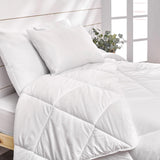 Couette chaude pour 1 personne, Hygiafill lavable à 95°, testée professionnellement, blanc, 140X200Cm, KBOB40 Couettes et couettes Naty Shop