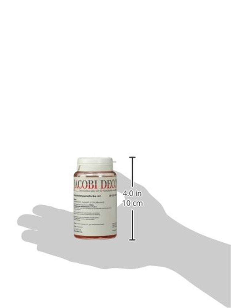 Cake Company Colorant rouge en poudre liposoluble (1 x 25 g) | Idéal pour colorer les aliments Effet métallisé