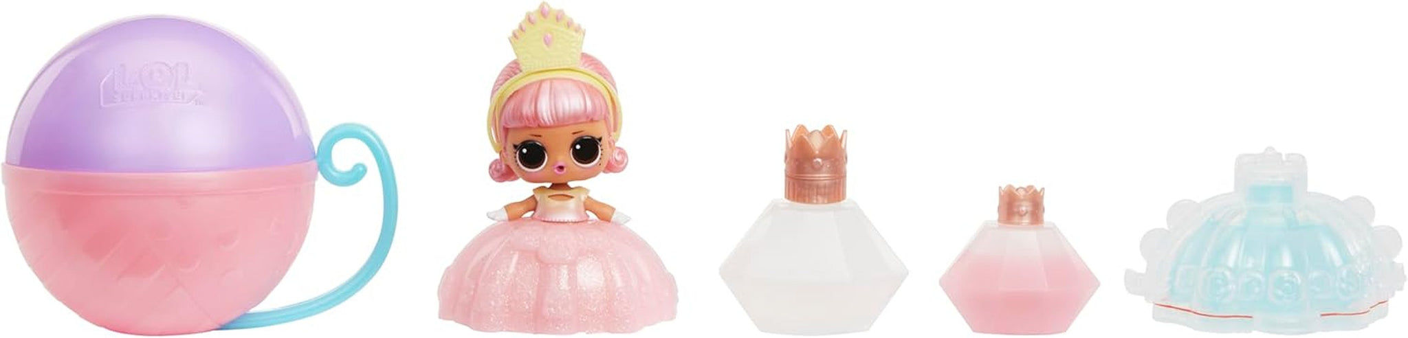 Mdr Surprise ! Princess Tots - Comprend 1 poupée, un emballage blindé, 2 peintures pour créer une robe de princesse, 8 poupées à collectionner