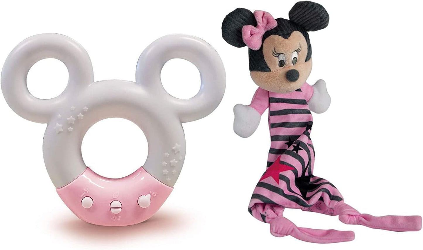 Clementoni 17396 Disney Baby Minnie Lampe Son & Couleur Veilleuse Musique Blanche 0 mois + Jouets Bebe Naty Shop Lampe Baby Minnie