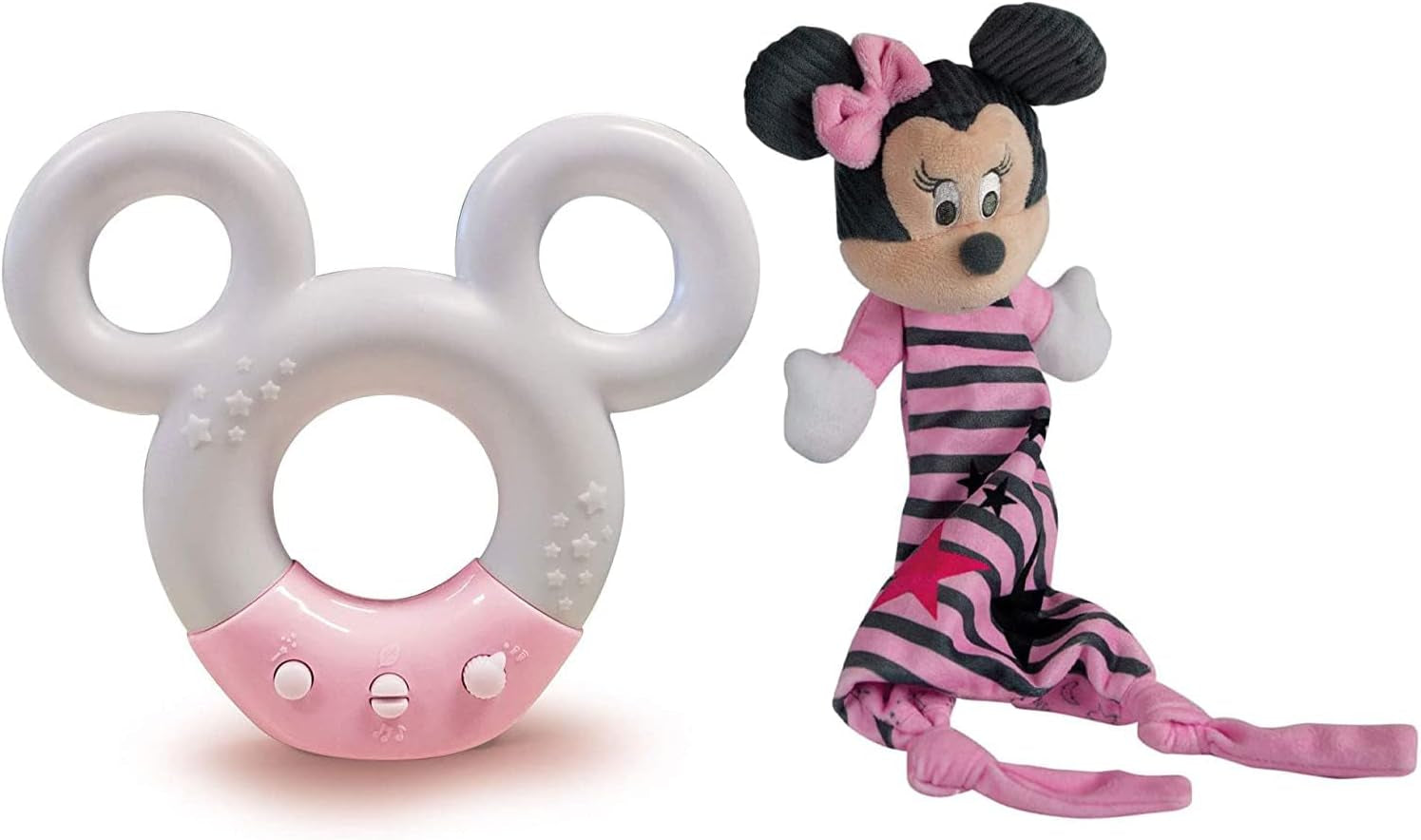 Clementoni 17396 Disney Baby Minnie Lampe Son & Couleur Veilleuse Musique Blanche 0 mois + Jouets Bebe Naty Shop Lampe Baby Minnie