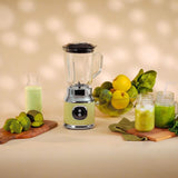 Cecotec Batteur Sur Socle Retro Retrotwist Vert. 800W Puissance Maximale, Fonction Pulse, 4 Cuillères Avec Titane Beschichtung Und 1L Krug, Design Vintage dans Grün Kitchen Naty Shop