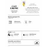 Crème Gorilla Café 6x 1000g | 100% Arabica-Bohnen traditionnel | Ideal Volllautomaten Crema harmonisches Aroma | geriger Koffingehalt helle Röstung | Emballage d'emballage