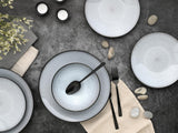 CreaTable, 23964, Série Malmö, Ensemble de cuisine 18 pièces pour 6 personnes, Ensemble de caisses en bois, Machine à laver et four à micro-ondes, Produit de qualité