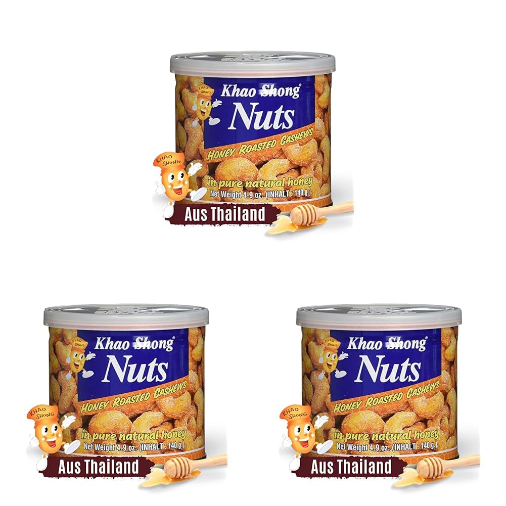Khao Shong Pois verts frits au wasabi, pois croustillants dans une pâte épicée, une alternative faible en gras aux noix, moyennement épicé, 1 boîte de 140 g | 140 g (1 paquet)