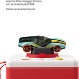 Figurine sonore d'attaque de dinosaure Hot Wheels - histoires et histoires sonores pour garçons et filles de 3 à 5 ans, jouet avec contenu éducatif, version italienne Jucarii Bebe Naty Shop