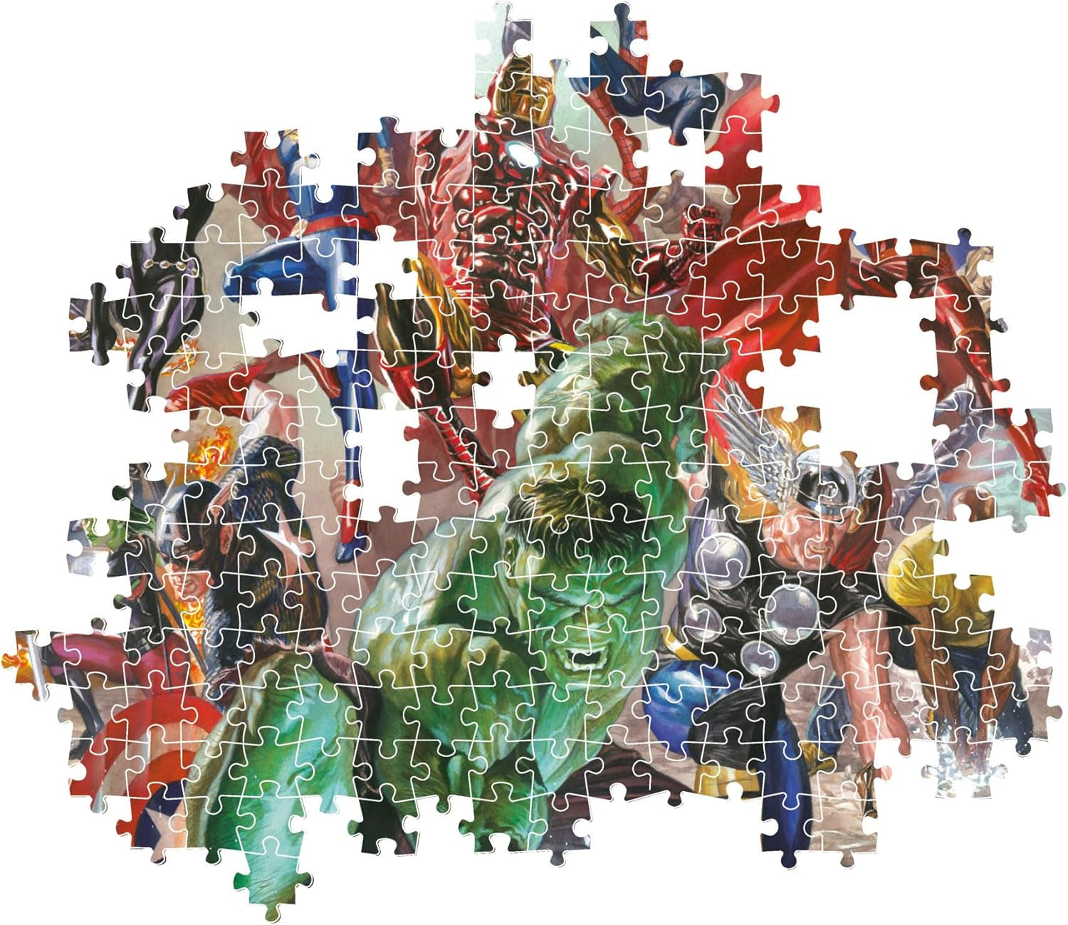 Clementoni Marvel Puzzle 500 pièces adultes - Puzzle adulte en 49 x 36 cm - Puzzle adulte stimulant de Clementoni 35546 Puzzle Naty Shop
