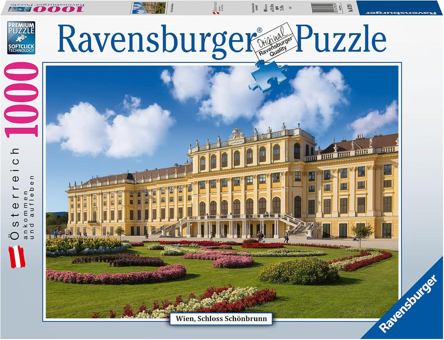 Ravensburger Puzzle 12000353 - Château de Schönbrunn - Puzzle de 1000 pièces pour adultes et enfants de plus de 14 ans, Puzzle Naty Shop Old Design