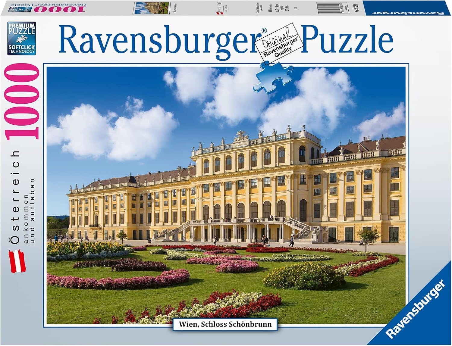 Ravensburger Puzzle 12000353 - Château de Schönbrunn - Puzzle de 1000 pièces pour adultes et enfants de plus de 14 ans, Puzzle Naty Shop Old Design