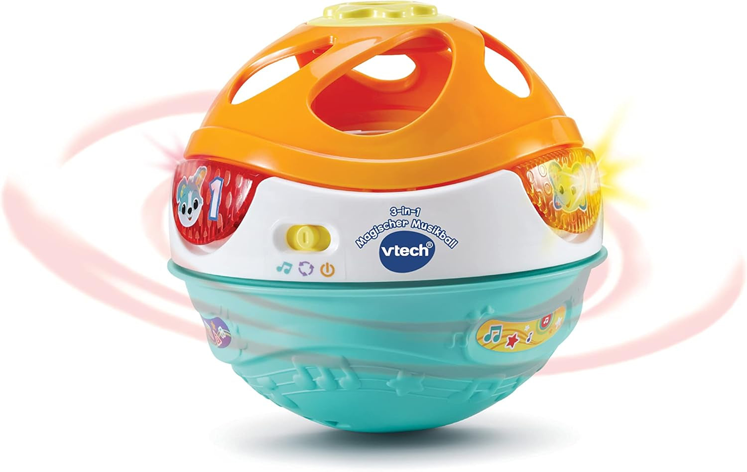 Vtech bébé 3-en-1 boule de musique magique interactif jouet de jeu de musique auto-mobile pour enfants de 9 à 36 mois jouets colorés pour bébé Naty Shop unique