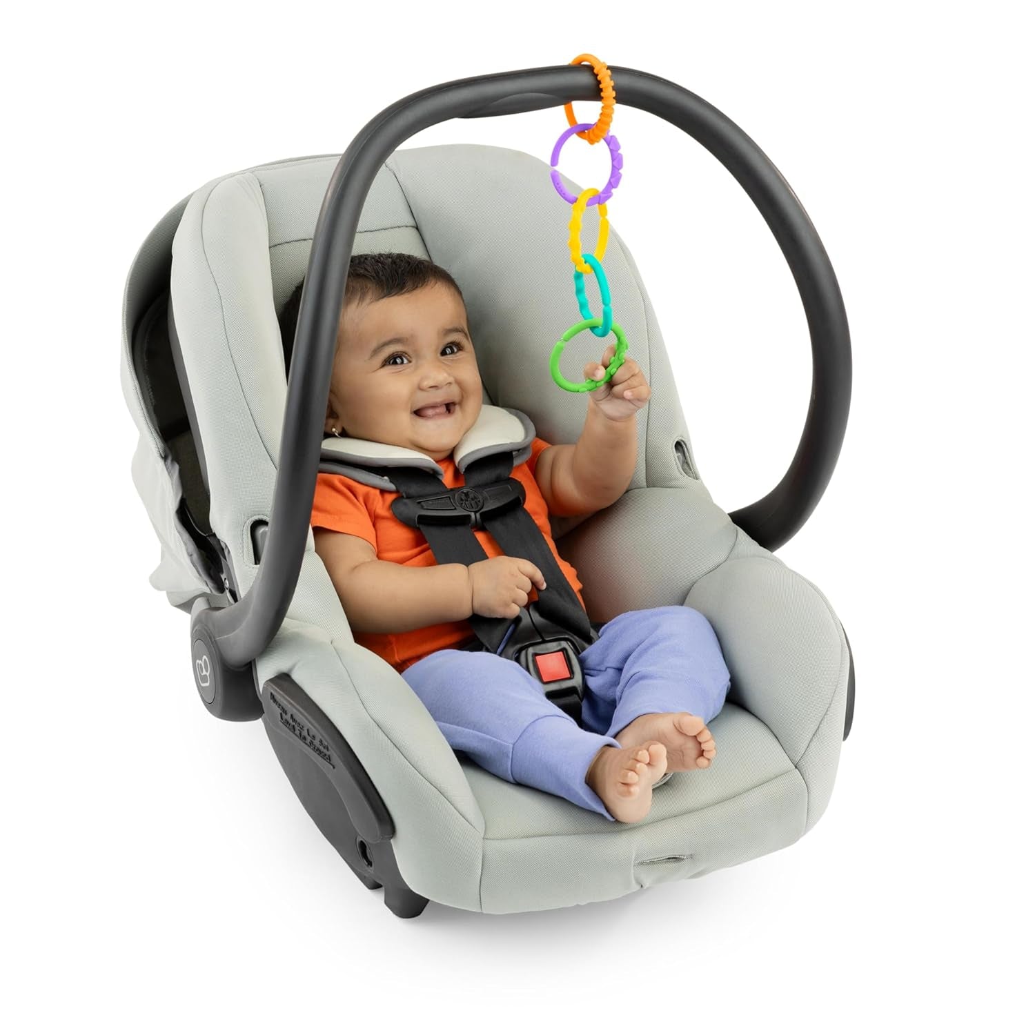 Bright Starts, Oball, maillons de connexion pour chaîne de poussette, nombreux maillons, pliable, facile à attacher, facile à nettoyer, parfait pour les voyages Bebe Toys Naty Shop