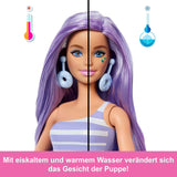 Barbie Pop Reveal Series - Coffret avec poupée mannequin et accessoires, série Candy, design Donut Dreams avec animal de compagnie, 8 surprises dont changement de couleur, JFY60