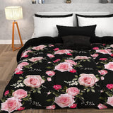 PETTI Artigiani Italiani - Couette d'hiver, Couette d'hiver, Couette simple, Double face, Impression monochrome et numérique, microfibre 100% hypoallergénique, Fabriqué en Italie