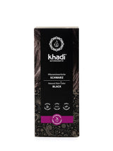 Teinture capillaire à base de plantes khadi NOIR - Teignez vos cheveux d'un noir profond mystérieux sans teinte bleue - 100% à base de plantes, naturelle et végétalienne - 100g Teinture capillaire Naty Shop Titre par défaut