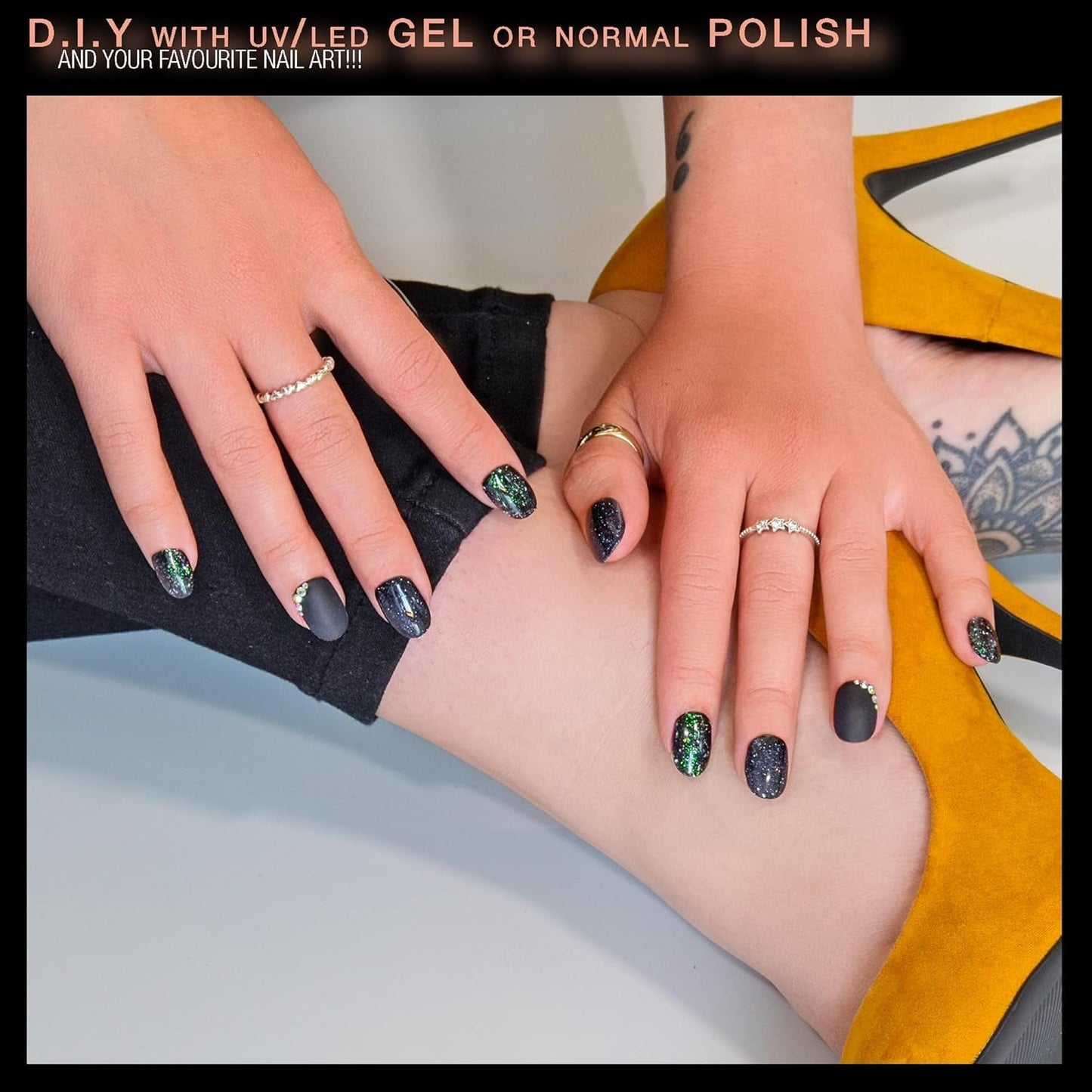 Vixi 600 Extensions d'ongles ovales courtes avec lime de préparation, 10 tailles - Couverture complète, Opaque. Pour professionnels et usage domestique.