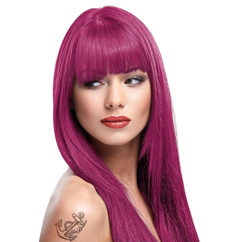 La Riché Oeillet rose, 1 paquet (100 ml) Naty Shop Teinture capillaire Rose cerise 176 Ml (1 paquet)