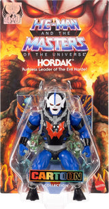 Figurine d'action Masters of the Universe Origins Hordak de la collection de dessins animés, environ 14 cm de hauteur, méchant de la horde sauvage de la série télévisée des années 80, 16 points de mouvement, mini livret de bande dessinée, JBM79 Figurines Naty Shop