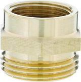Raccord fileté en laiton Gardena : Connecteur en laiton pour raccordement des deux côtés, par ex. aux pompes, filetage de tuyau 26,5 mm (G 3/4 pouce) (7260-20)