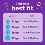 Couches de jour unisexes Huggies Pull-Ups, taille 6, 20 pantalons