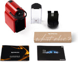 Krups Nespresso Inissia Machine à Expresso - Machine à Expresso Compacte pour Capsules de Café, Pression 19 Bars, Chauffage Rapide en 25 Secondes, Fonction Économie d'énergie, Réservoir d'eau 0,7 L, Rouge, Modèle YY5506FD