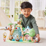 Sylvanian Families - 5763 Ensemble d'explorateur d'aventure à deux figurines Chat au lait Père Garçon Figurine animale Jouet détaillé pour poupées Naty Shop de 3 ans
