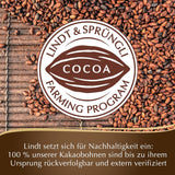 Chocolat Lindt | Tablette de chocolat noir sans sucre ajouté | 100g | Le meilleur chocolat noir avec 55% de cacao, sans sucre ajouté et sans gluten | Tablette de chocolat sans gluten