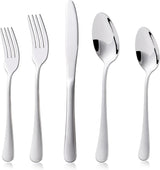 Ménagère Kitchenboss pour 6 personnes : Ménagère 20 ou 30 pièces Kitchen Naty Shop Argent 20 pièces
