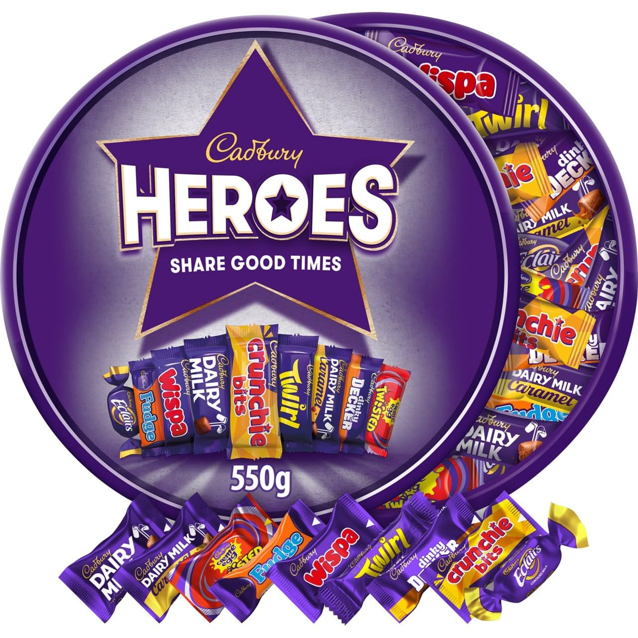 Boite de chocolat Héros 550g