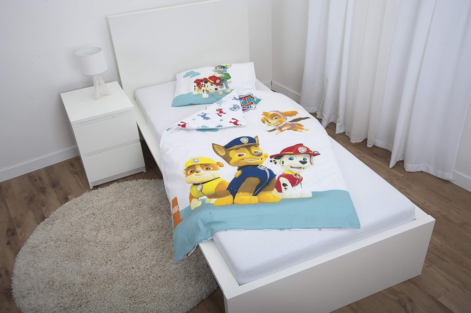 Parure de lit enfant PAW Patrol, réversible Literie - enfants Naty Shop