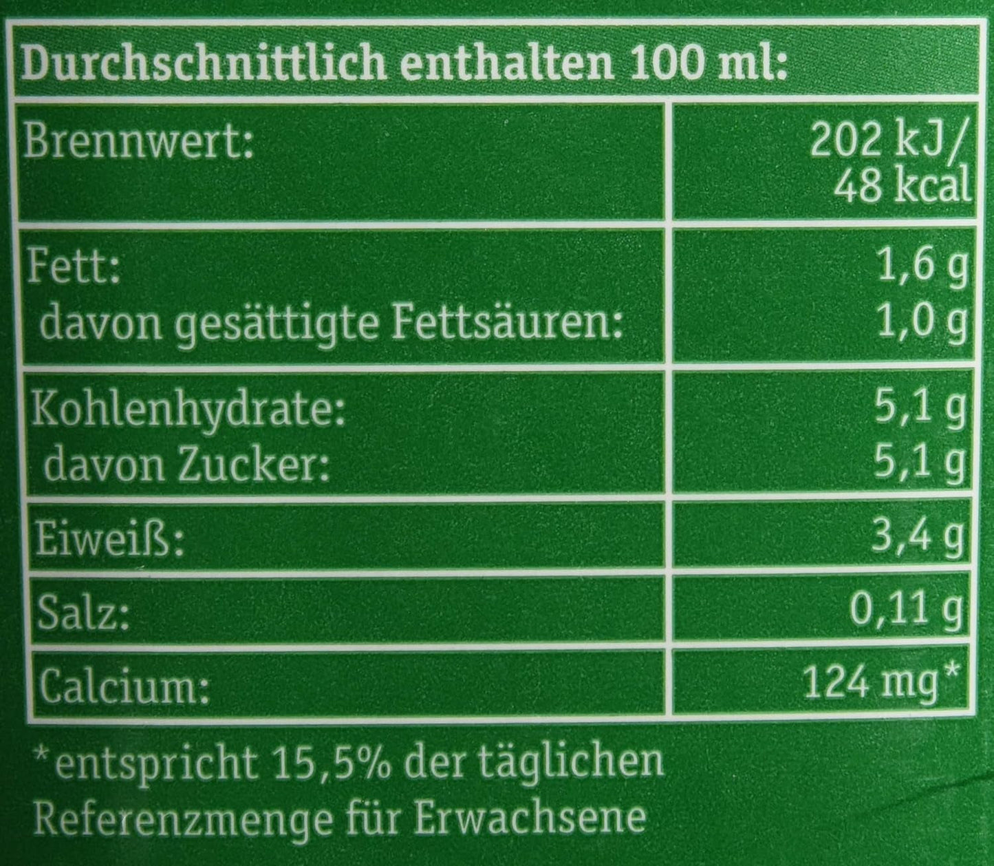 Berchtesgadener Land Haltbare Bergbauern-Milch, 1,5% Fett, paquet de 12 (12 x 1 l)