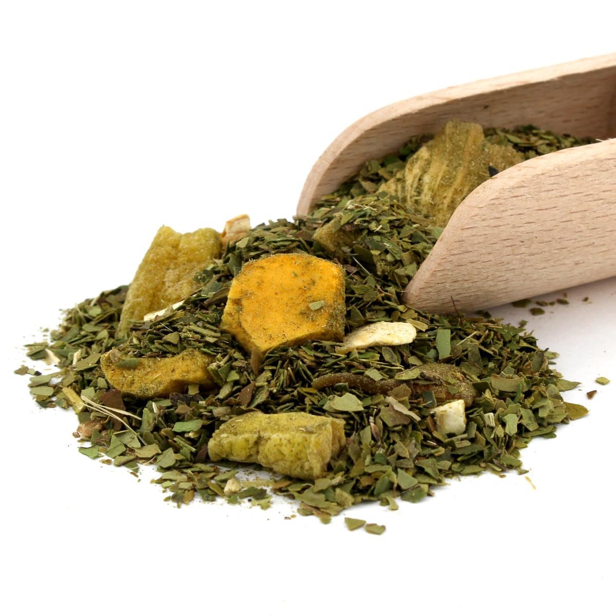 Yerba Melon De Guava 500G – Thé brésilien Yerba Mate avec melon, goyave, jacquier, ananas et noix de coco – exotique et fruité – séché à l'air, végétalien