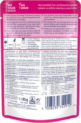 Vitakraft Poésie Délice, Junior, Nourriture humide pour chats, Nourriture humide en sauce, à la dinde, Multipack, pour jeunes chats, Sans sucre ni céréales ajoutés (23 x 85g)