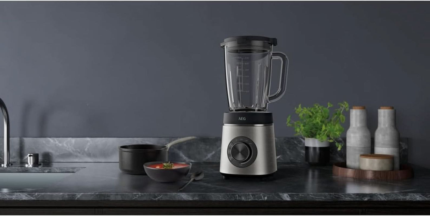 AEG TB6-1-6S MIXEUR SUR SOCLE / Contrôle de vitesse 3 Programmes Smoothie ICE Fonction Cuisine Naty Shop