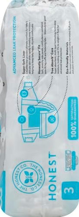 – Couches jetables écologiques et de qualité, Pandas, taille 3 (7,3–12,7 kg), 27 pièces