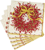 Serviettes en papier triple épaisseur 8070C, 20 pièces, 25 x 25 cm, poivre