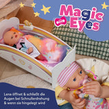 Poupée bébé Baby Born Lena (Fille) - 36 cm - 7 fonctions, accessoires et matelas inclus - Fonctionne entièrement sans piles - Convient aux petits enfants à partir de 1 an