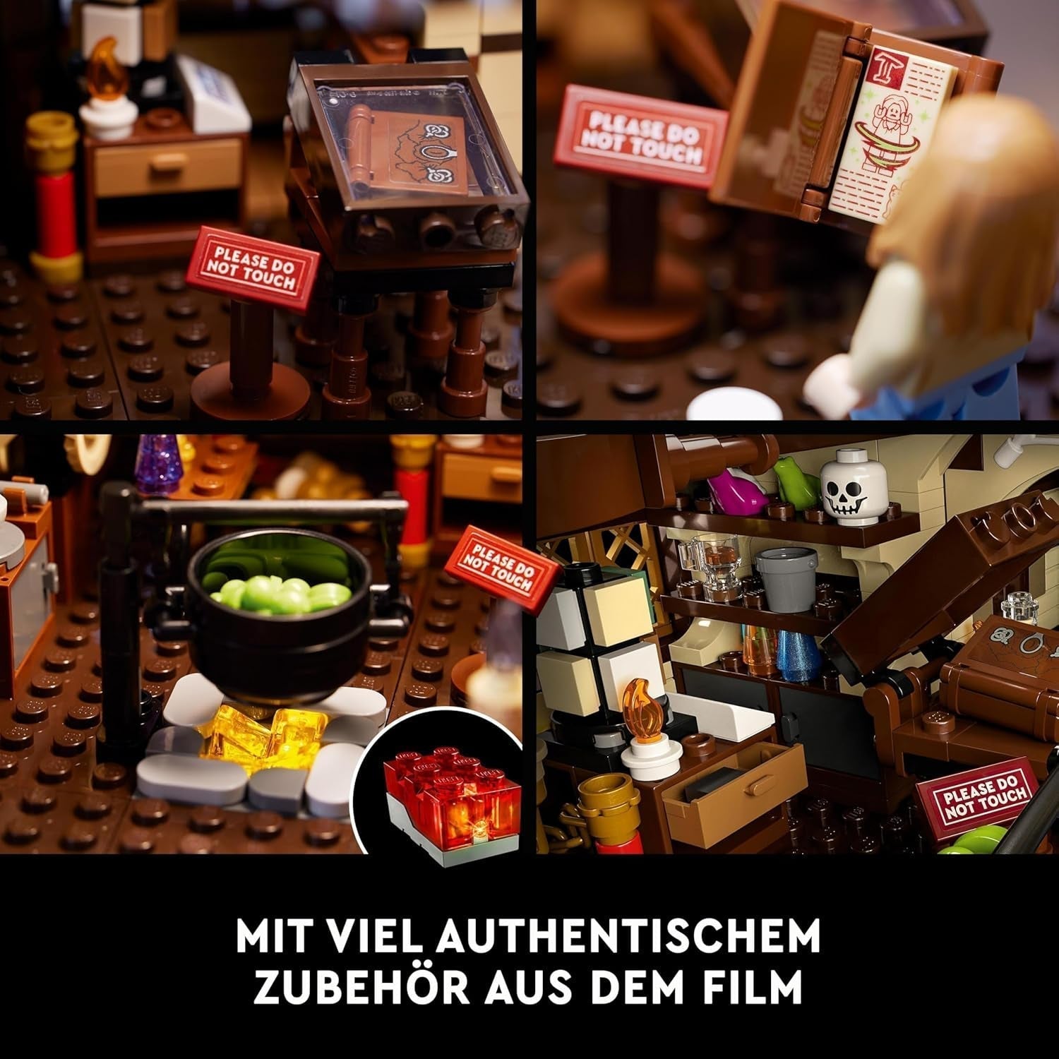 LEGO Ideas Hocus Pocus : La maison de sorcière des sœurs Sanderson, kit de collection pour adultes avec maison, 6 figurines et accessoires, femme et homme 21341 Ensembles de construction Besuche den LEGO-Store