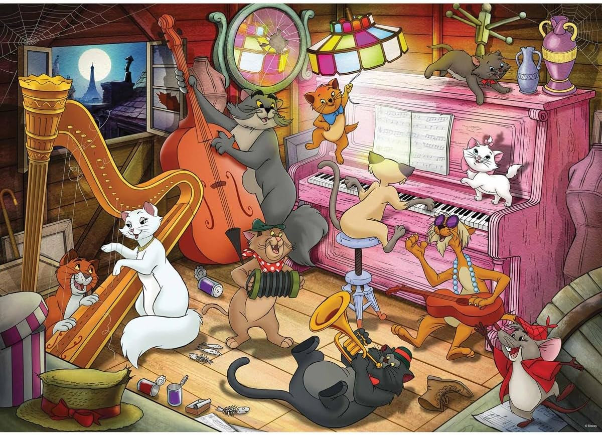 Ravensburger 12000753 Puzzle Aristochats 1000 pièces Puzzle Naty Shop