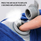 Gofodsil Oreiller Cervical Gonflable pour Avions Camping Trains et Voitures avec Bouchons d'oreilles Oreiller de Voyage Portable Oreiller Cervical Gonflable pour Avion Lot de 2 Oreillers Cervicaux Orthopédiques Naty Shop