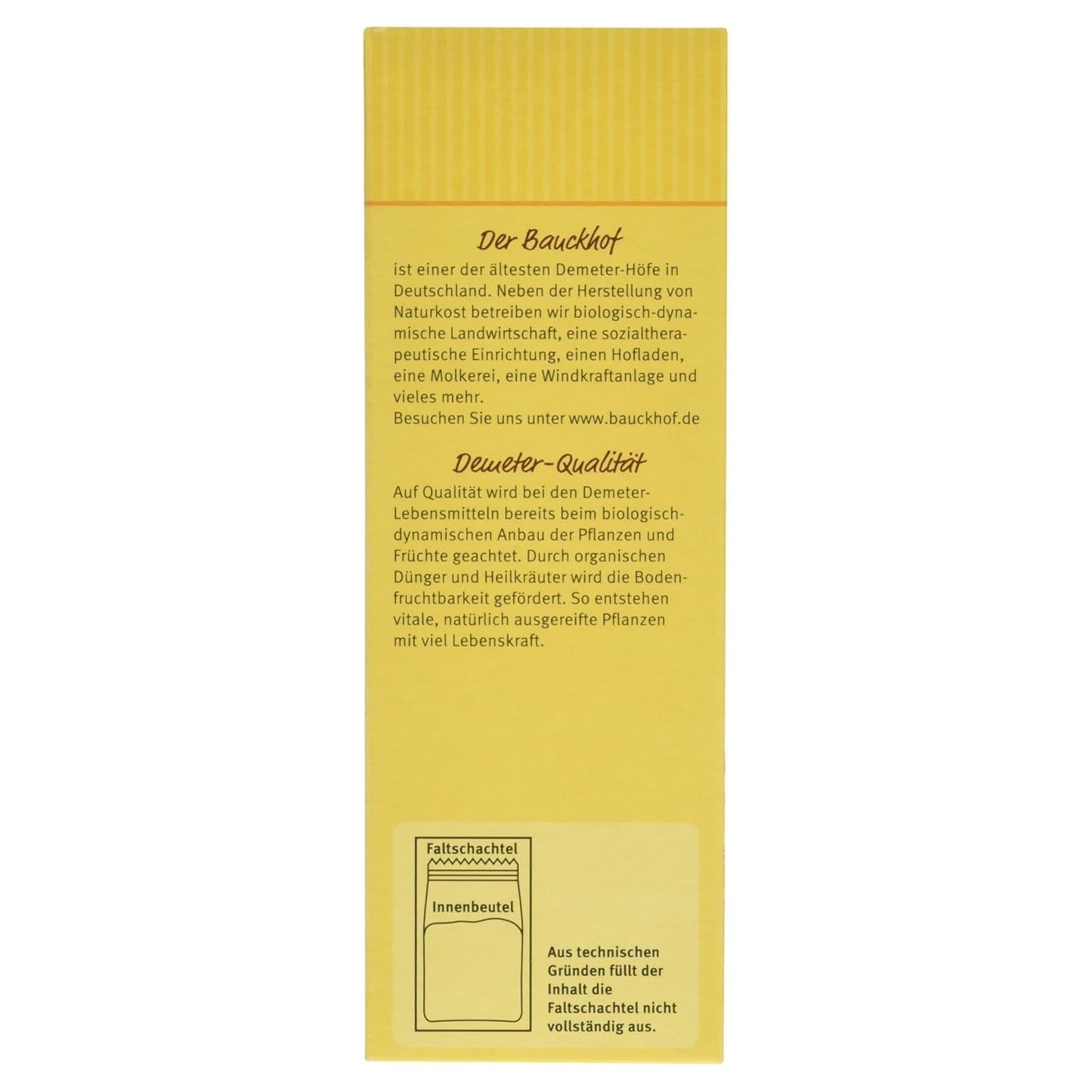 Demeter Bauck Hof Bio Dinkel Wafflen, 200 G Mélange pour la pâtisserie et la cuisine Naty Shop