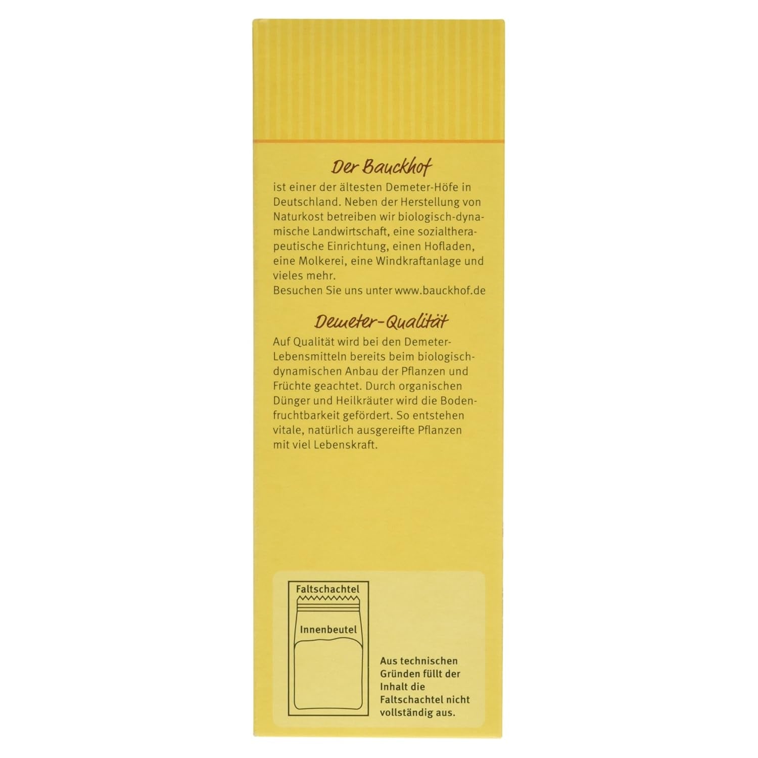 Demeter Bauck Hof Bio Dinkel Wafflen, 200 G Mélange pour la pâtisserie et la cuisine Naty Shop
