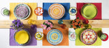 Excelsa ETNO Chic service de table, porcelaine, multicolore, 21 pièces